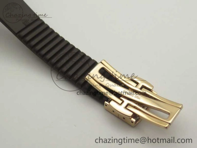 ComfortFit Aquanaut Jumbo 5069A RG TWF Best Edition Brown Dial Diam on Rubber Strap Asian PP324CS (Free Box) 8997