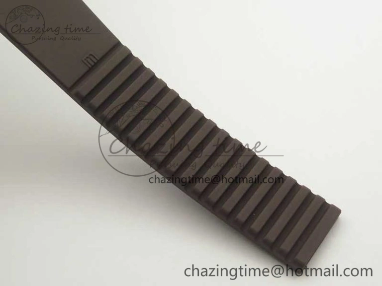 Bright Aquanaut Jumbo 5069A SS Best Edition Brown Dial On Brown Rubber Strap A324 (Free Box) 9001