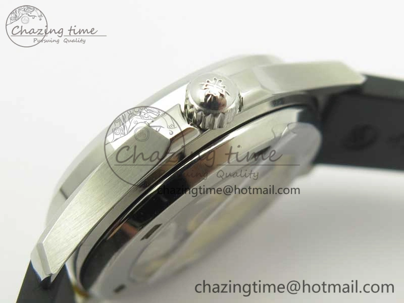 Aquanaut Jumbo 5069G SS Best Edition Black Dial On Black Rubber Strap Asian PP324CS(Free Box) Contemporary 9002