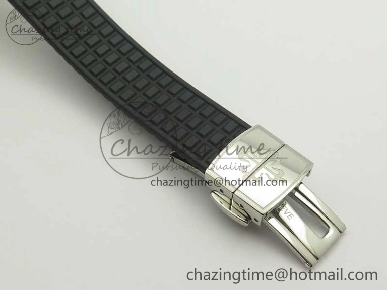 Aquanaut Jumbo 5069G SS Best Edition Black Dial On Black Rubber Strap Asian PP324CS(Free Box) Contemporary 9002
