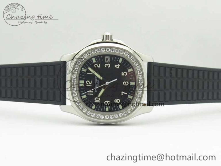 Aquanaut Jumbo 5069G SS Best Edition Black Dial On Black Rubber Strap Asian PP324CS(Free Box) Contemporary 9002