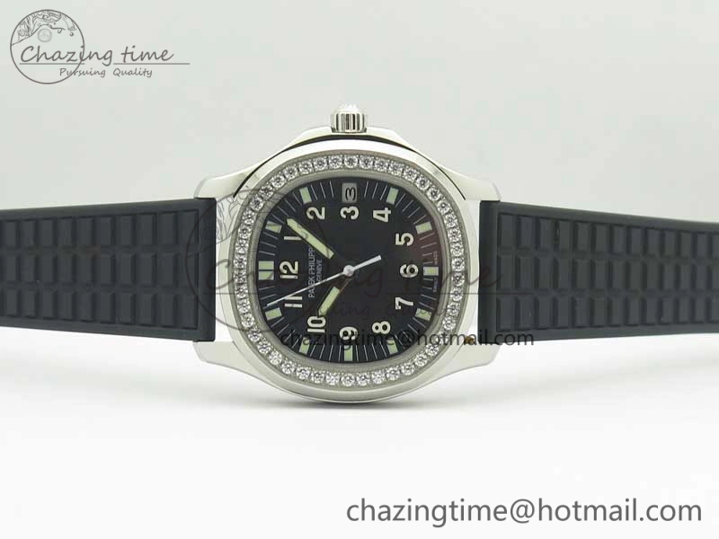 Aquanaut Jumbo 5069G SS Best Edition Black Dial On Black Rubber Strap Asian PP324CS(Free Box) Contemporary 9002