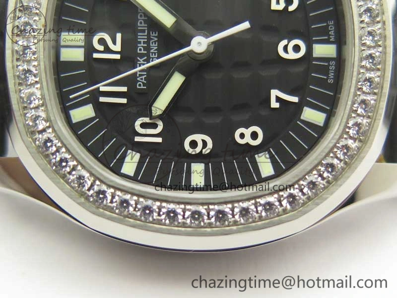 Aquanaut Jumbo 5069G SS Best Edition Black Dial On Black Rubber Strap Asian PP324CS(Free Box) Contemporary 9002