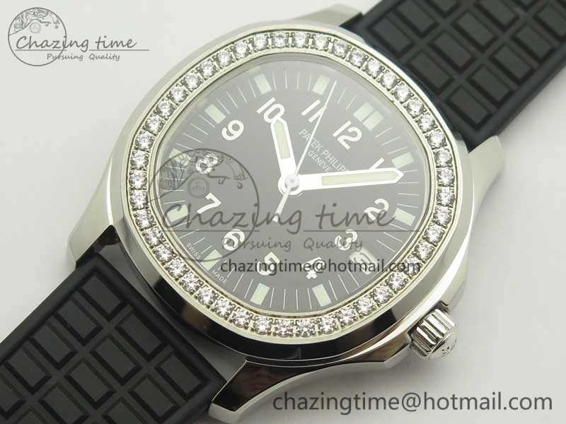 Aquanaut Jumbo 5069G SS Best Edition Black Dial On Black Rubber Strap Asian PP324CS(Free Box) Contemporary 9002
