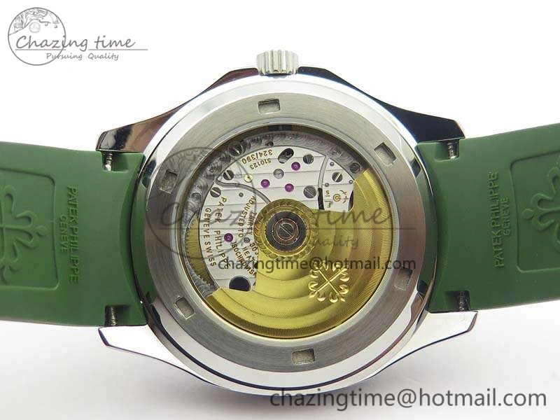 FashionForward Aquanaut Jumbo MP Best Edition SS Green Dial On Green Rubber Strap PP324CS 9014