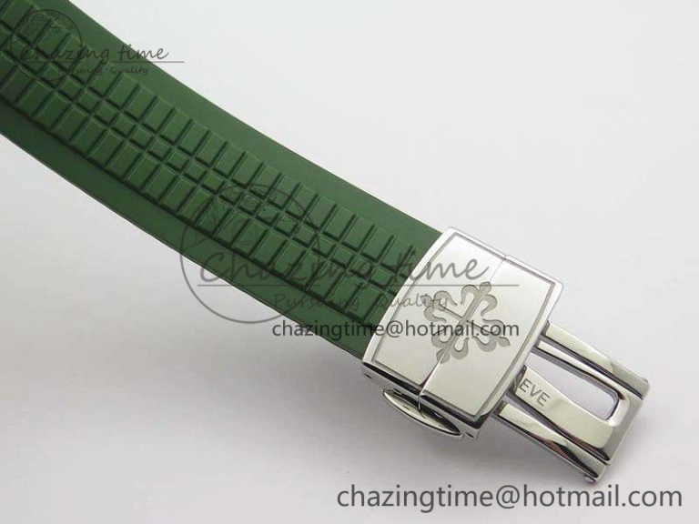 FashionForward Aquanaut Jumbo MP Best Edition SS Green Dial On Green Rubber Strap PP324CS 9014