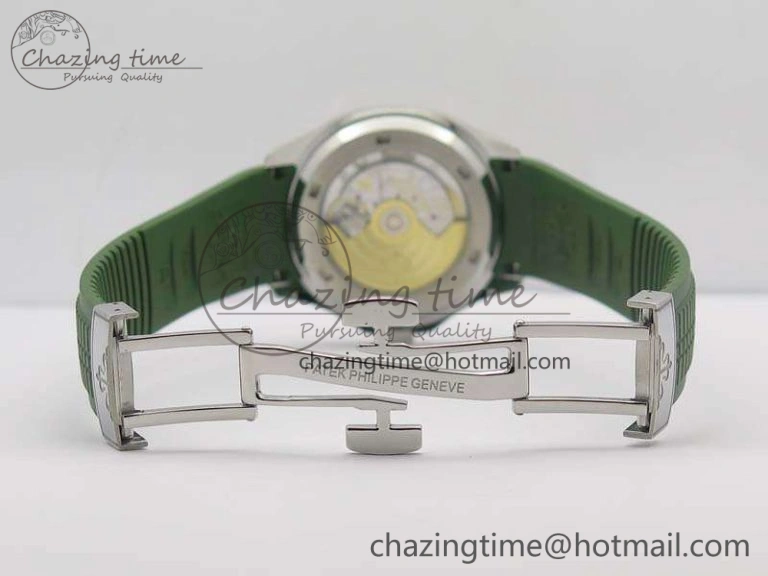 FashionForward Aquanaut Jumbo MP Best Edition SS Green Dial On Green Rubber Strap PP324CS 9014