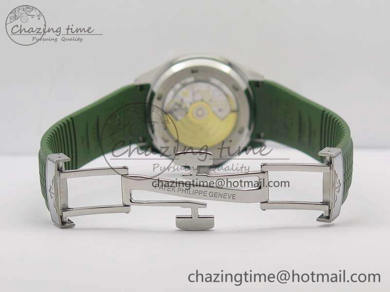 FashionForward Aquanaut Jumbo MP Best Edition SS Green Dial On Green Rubber Strap PP324CS 9014