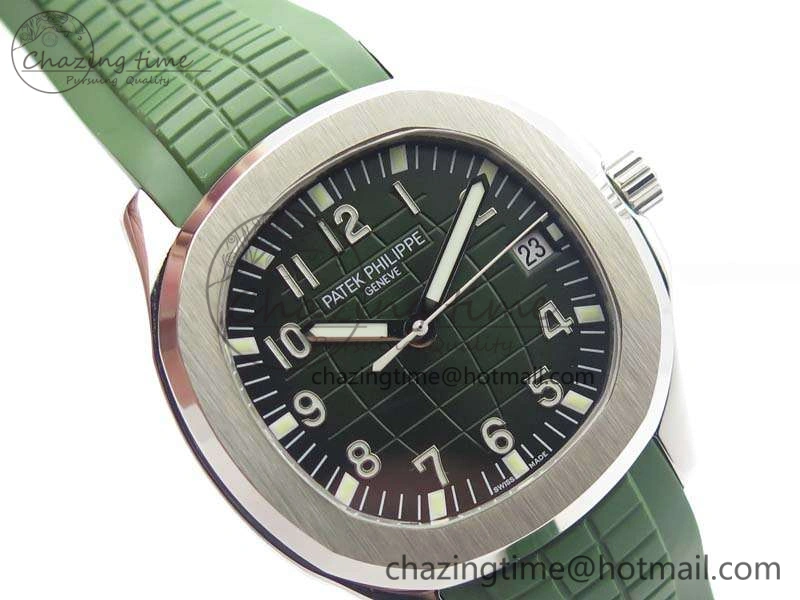 FashionForward Aquanaut Jumbo MP Best Edition SS Green Dial On Green Rubber Strap PP324CS 9014