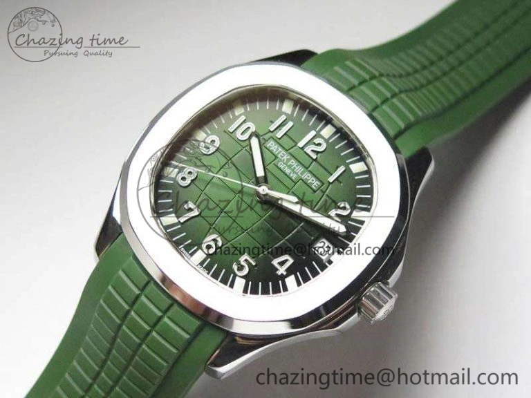 FashionForward Aquanaut Jumbo MP Best Edition SS Green Dial On Green Rubber Strap PP324CS 9014