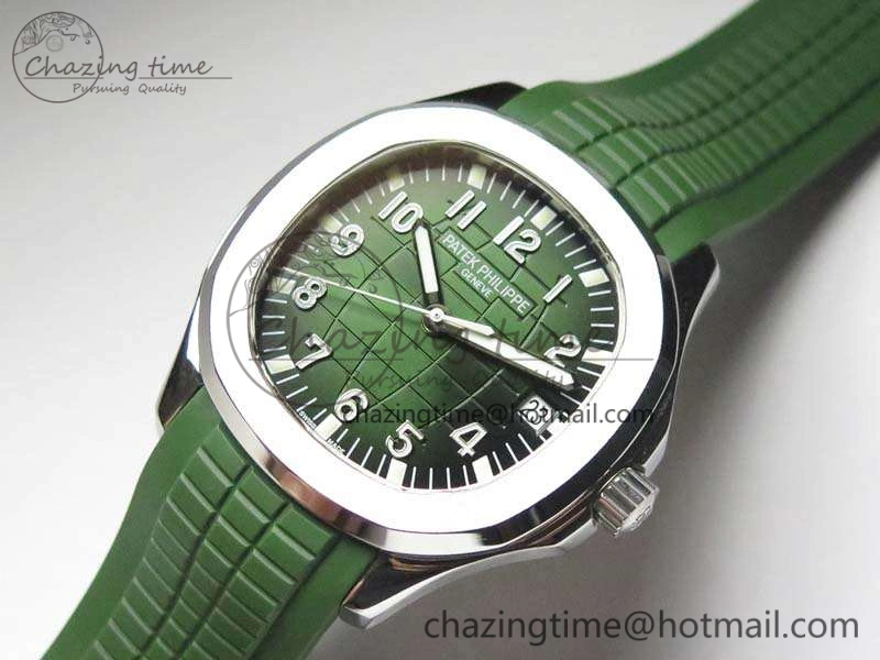 FashionForward Aquanaut Jumbo MP Best Edition SS Green Dial On Green Rubber Strap PP324CS 9014
