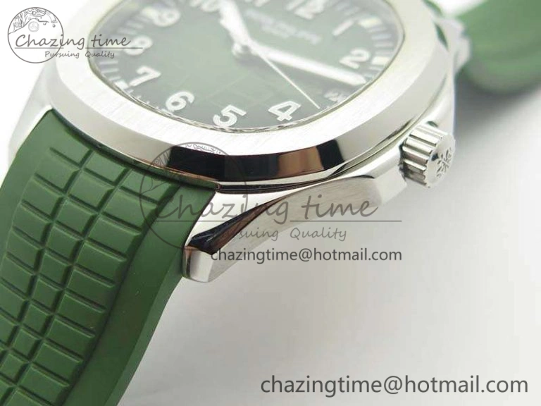 FashionForward Aquanaut Jumbo MP Best Edition SS Green Dial On Green Rubber Strap PP324CS 9014