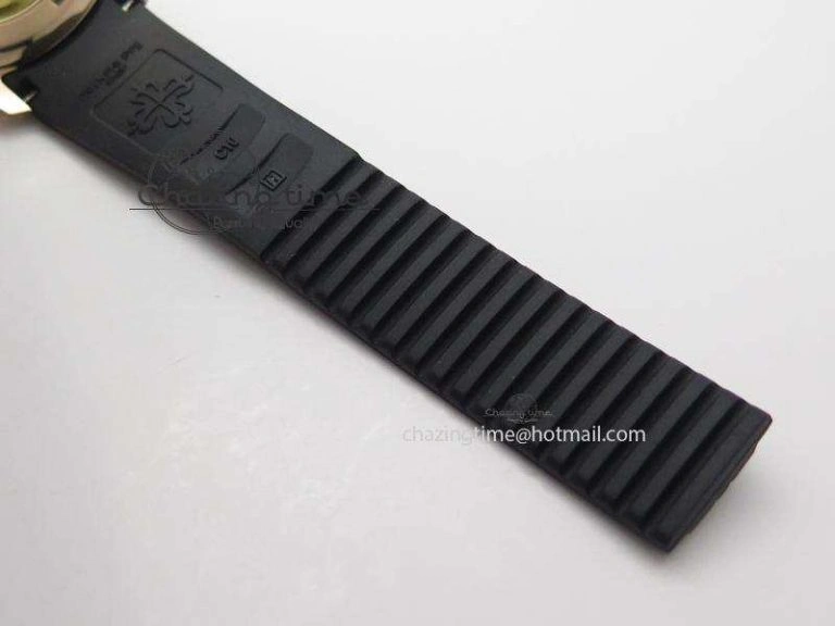 Aquanaut Jumbo RG Bp-Maker Best Edition Brown Dial On Black Rubber Strap MIYOTA 9015 PP324CS NewStyle 9100