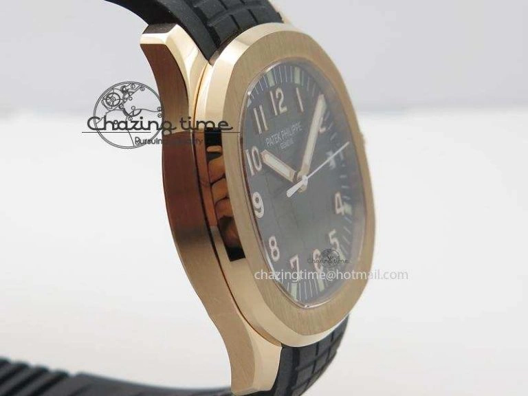 Aquanaut Jumbo RG Bp-Maker V3 Best Edition Black Dial On Black Rubber Strap MIYOTA 9015 PP324CS Attractive 9101