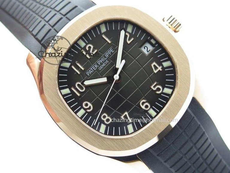 Aquanaut Jumbo RG Bp-Maker V3 Best Edition Black Dial On Black Rubber Strap MIYOTA 9015 PP324CS Attractive 9101