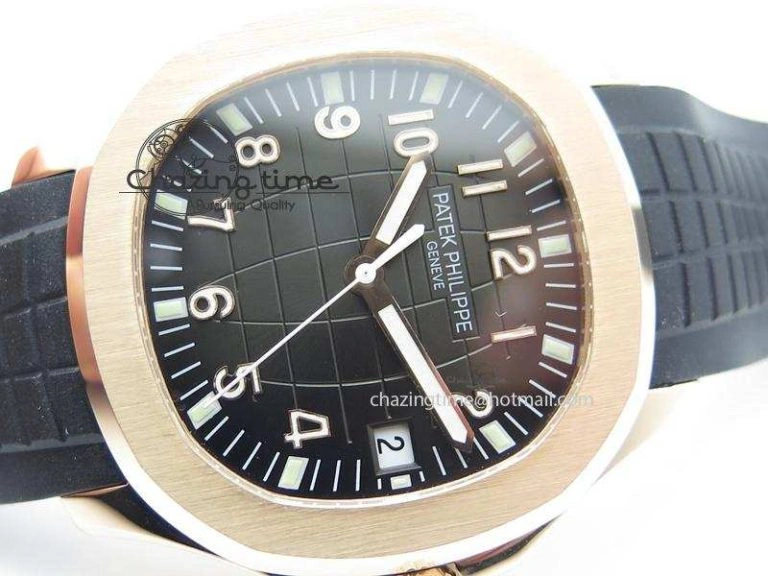 Aquanaut Jumbo RG Bp-Maker V3 Best Edition Black Dial On Black Rubber Strap MIYOTA 9015 PP324CS Attractive 9101