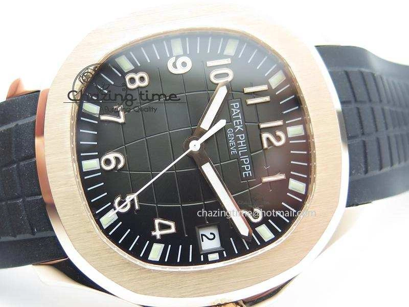 Aquanaut Jumbo RG Bp-Maker V3 Best Edition Black Dial On Black Rubber Strap MIYOTA 9015 PP324CS Attractive 9101