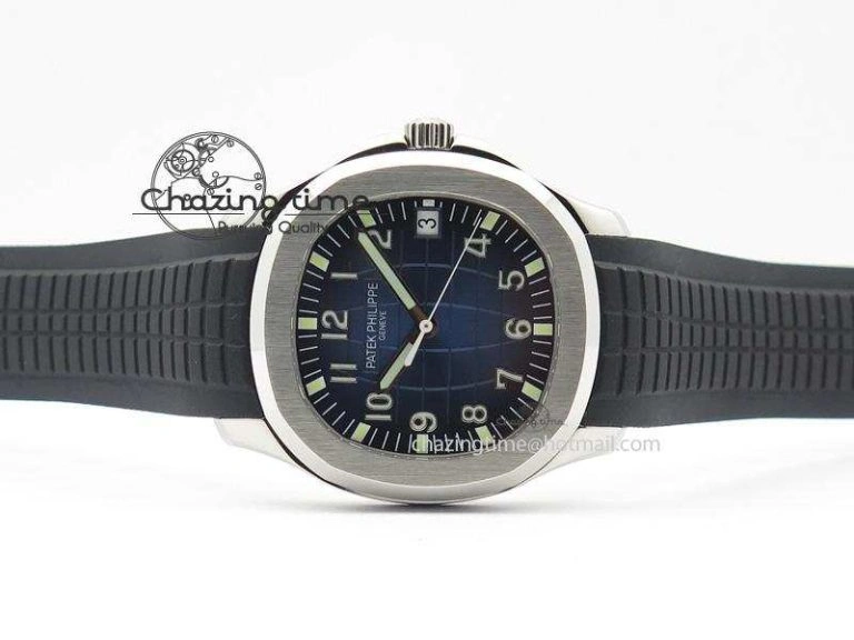 AllSeason Aquanaut Jumbo SS V6 Maker Best Edition Blue Dial On Black Rubber Strap A 9091
