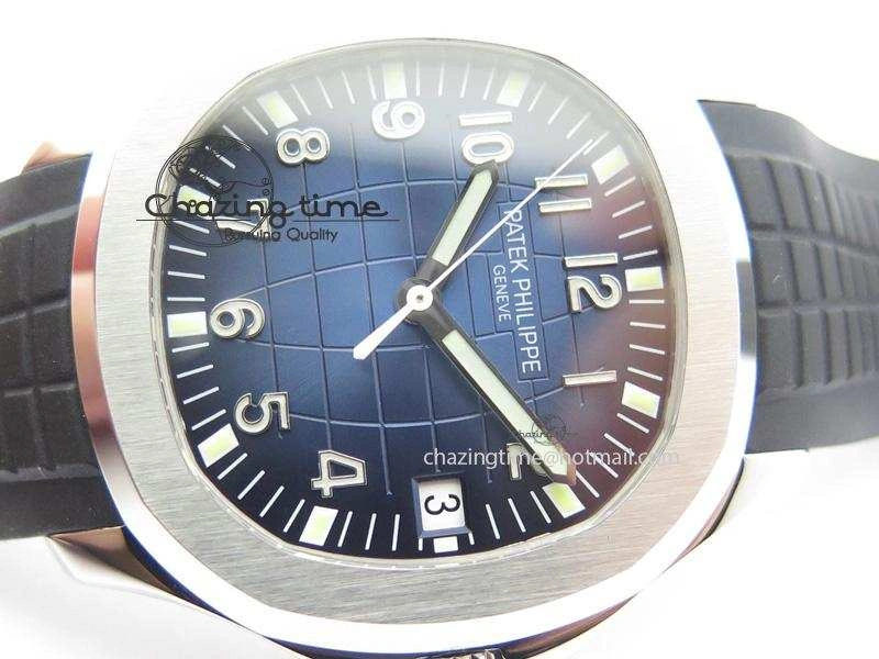 AllSeason Aquanaut Jumbo SS V6 Maker Best Edition Blue Dial On Black Rubber Strap A 9091