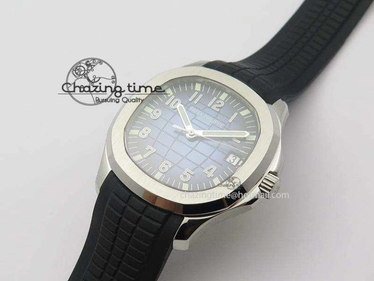 AllSeason Aquanaut Jumbo SS V6 Maker Best Edition Blue Dial On Black Rubber Strap A 9091