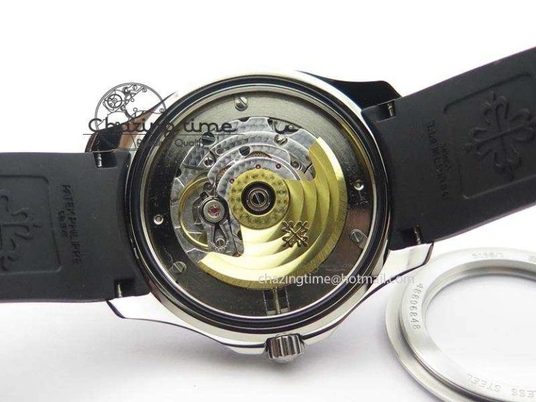 AllSeason Aquanaut Jumbo SS V6 Maker Best Edition Blue Dial On Black Rubber Strap A 9091