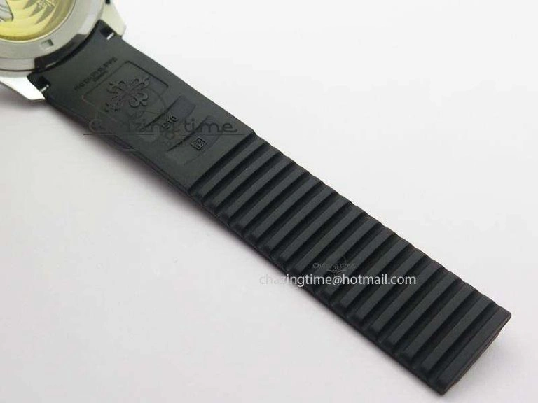 AllSeason Aquanaut Jumbo SS V6 Maker Best Edition Blue Dial On Black Rubber Strap A 9091