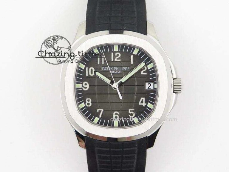 Youthful Aquanaut Jumbo V4 SS Black Dial on Black Rubber Strap Best Edition A 9099