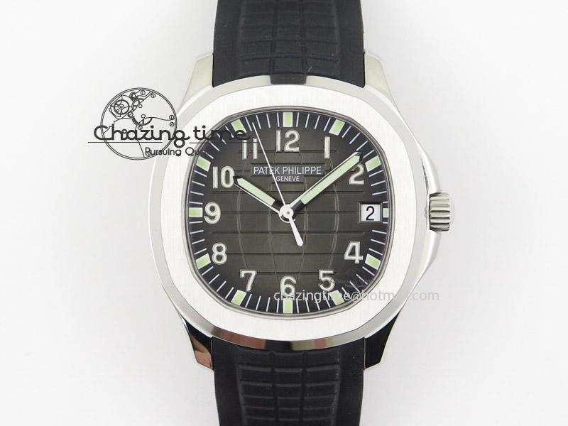Youthful Aquanaut Jumbo V4 SS Black Dial on Black Rubber Strap Best Edition A 9099