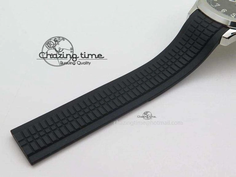 Youthful Aquanaut Jumbo V4 SS Black Dial on Black Rubber Strap Best Edition A 9099