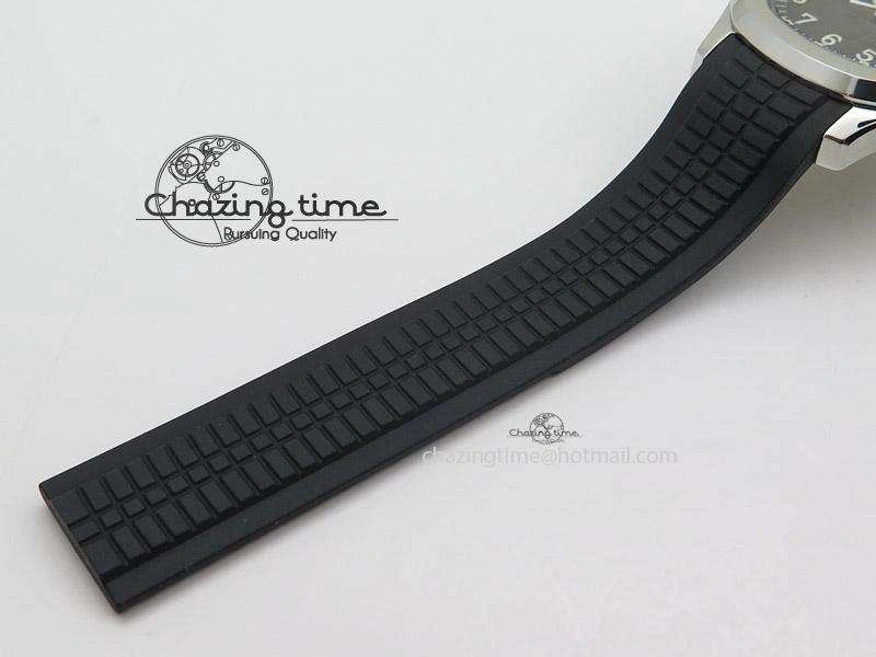 Youthful Aquanaut Jumbo V4 SS Black Dial on Black Rubber Strap Best Edition A 9099