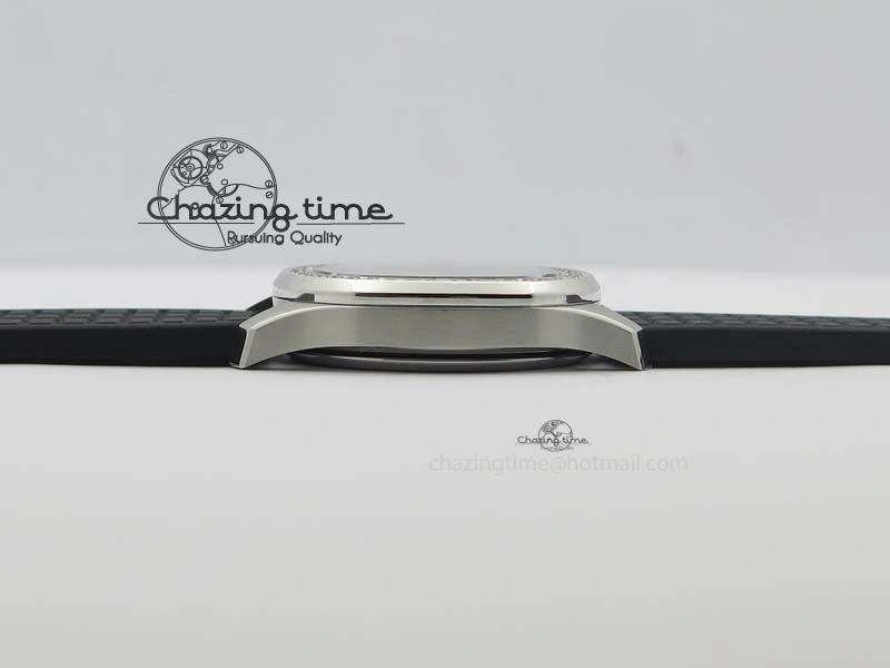 Aquanaut SS 35mm Best Editon Black Dial Diamond Bezel on Black Rubber Strap Ronda Quartz SunProtective 9080