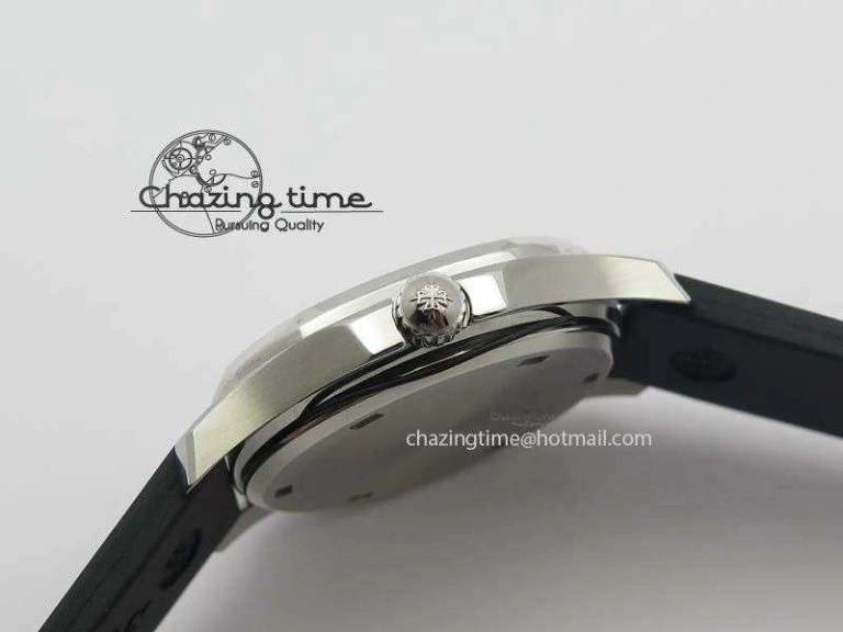 Aquanaut SS 35mm Best Editon Black Dial Diamond Bezel on Black Rubber Strap Ronda Quartz SunProtective 9080
