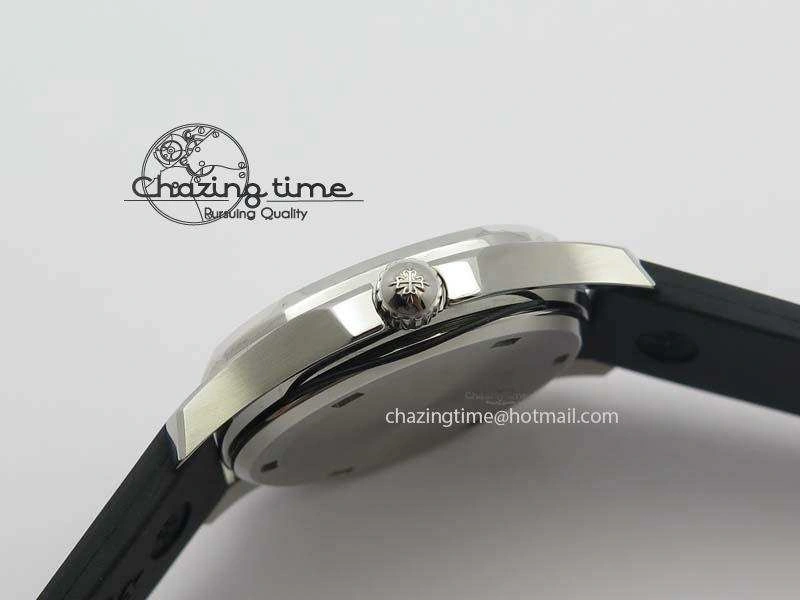 Aquanaut SS 35mm Best Editon Black Dial Diamond Bezel on Black Rubber Strap Ronda Quartz SunProtective 9080