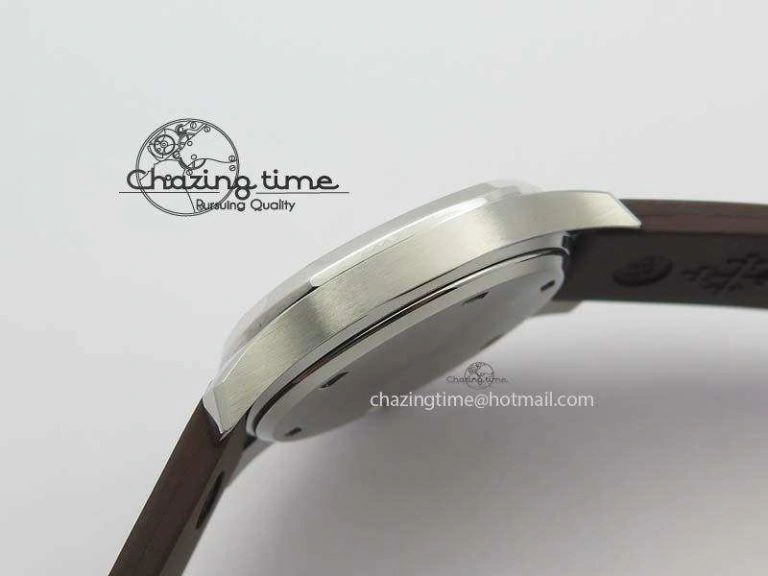 GoAnywhere Aquanaut SS 35mm Best Editon Brown Dial Diamond Bezel on Brown Rubber Strap Ronda Quartz 9081