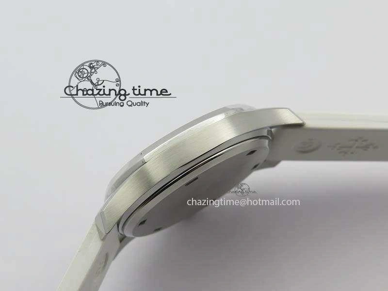 Aquanaut SS 35mm Best Editon White Dial Diamond Bezel On White Rubber Strap Ronda Quartz HighQuality 9078