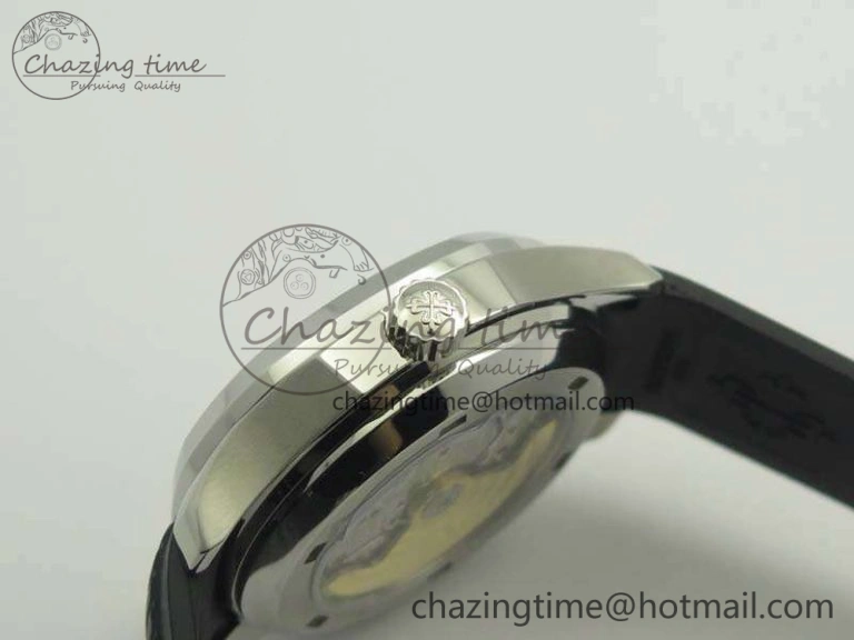 Aquanaut Time Travel 5164A SS Black Dial On Rubber Strap 324SC Sporty 9004
