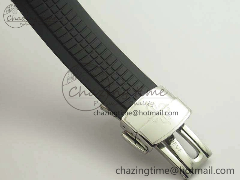 Aquanaut Time Travel 5164A SS Black Dial On Rubber Strap 324SC Sporty 9004