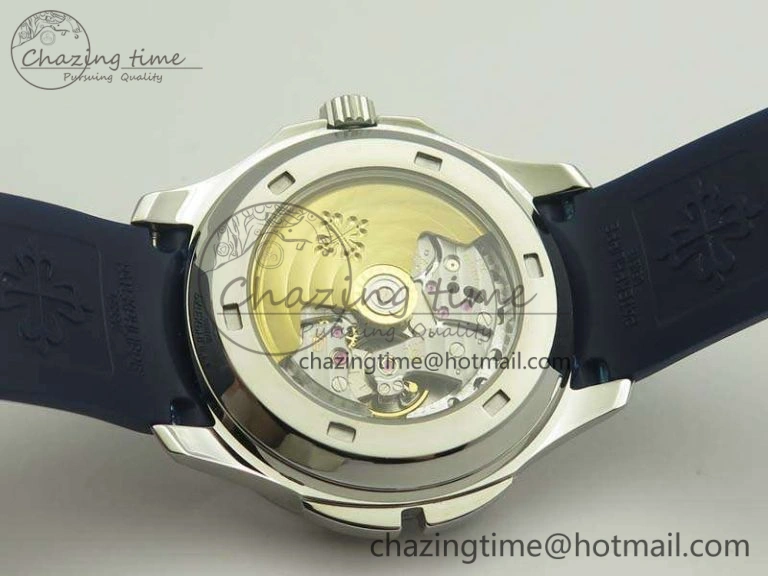 Sophisticated Aquanaut Time Travel 5164A SS Blue Dial On Rubber Strap 324SC 9003