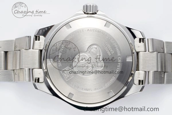 Seasonal Aquaracer Calibre 5 41.5mm TARF 1:1 Best Edition Black Dial Black Bezel on SS Bracelet SW 9661