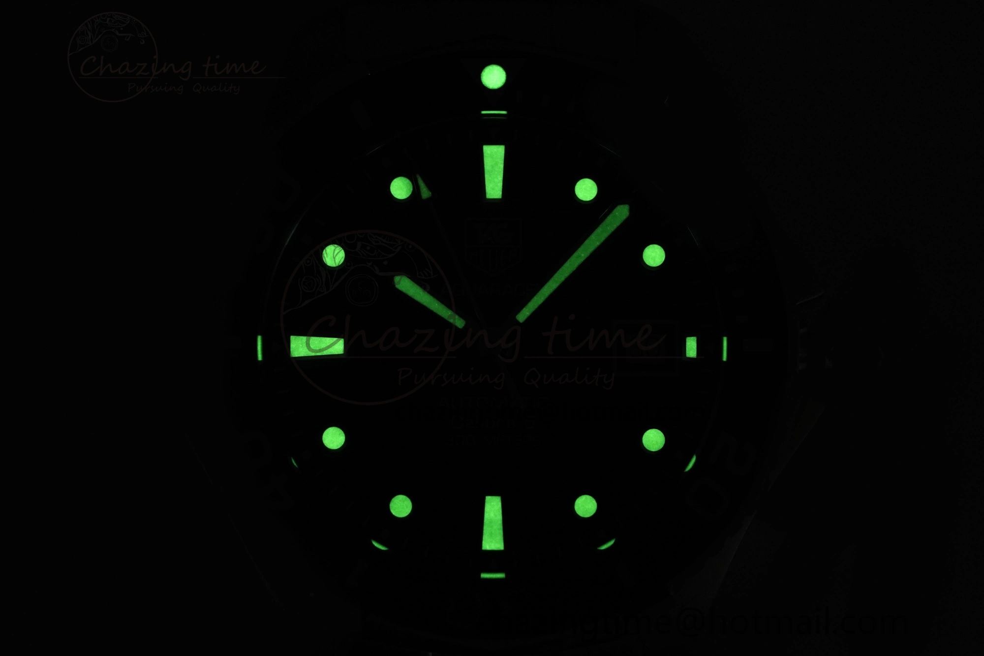 Seasonal Aquaracer Calibre 5 41.5mm TARF 1:1 Best Edition Black Dial Black Bezel on SS Bracelet SW 9661