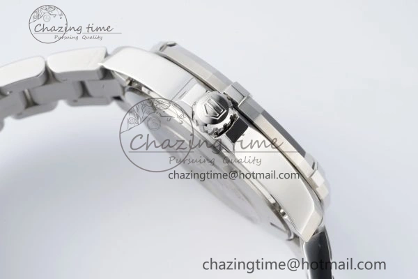 Aquaracer Calibre 5 44mm TARF 1:1 Best Edition Blue Dial SS Bezel on SS Bracelet SW Sophisticated 9659