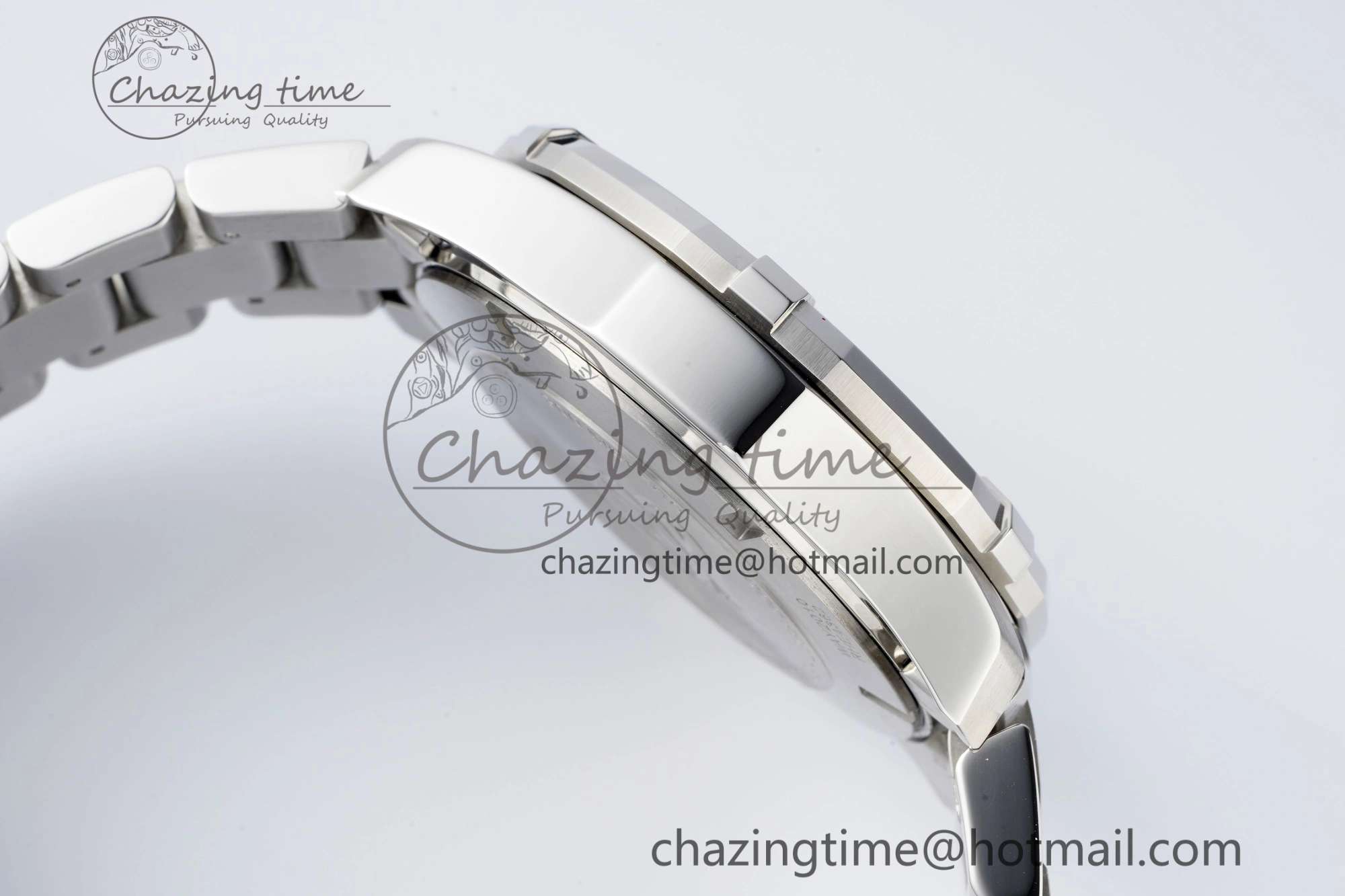 Aquaracer Calibre 5 44mm TARF 1:1 Best Edition Blue Dial SS Bezel on SS Bracelet SW Sophisticated 9659