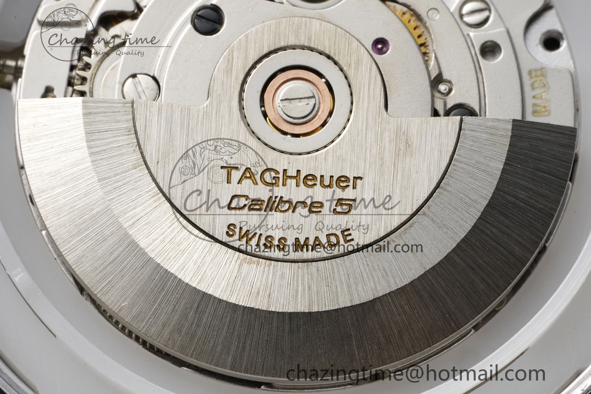 Aquaracer Calibre 5 44mm TARF 1:1 Best Edition Blue Dial SS Bezel on SS Bracelet SW Sophisticated 9659