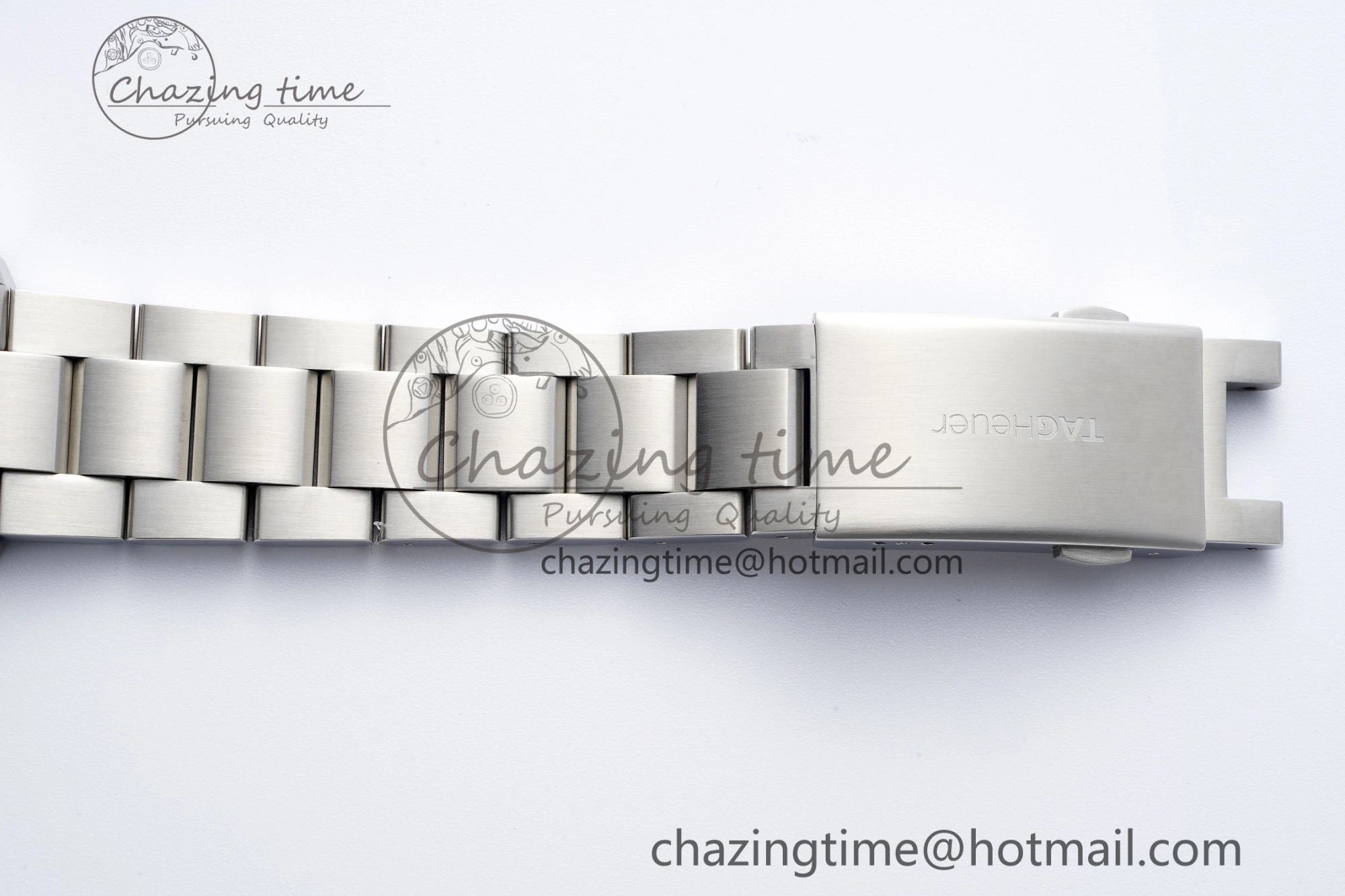 Aquaracer Calibre 5 44mm TARF 1:1 Best Edition Blue Dial SS Bezel on SS Bracelet SW Sophisticated 9659