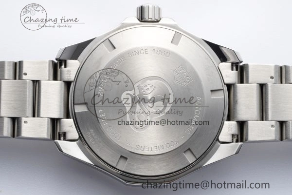 Contemporary Aquaracer Calibre 5 44mm TARF 1:1 Best Edition White Dial SS Bezel on SS Bracelet SW 9682