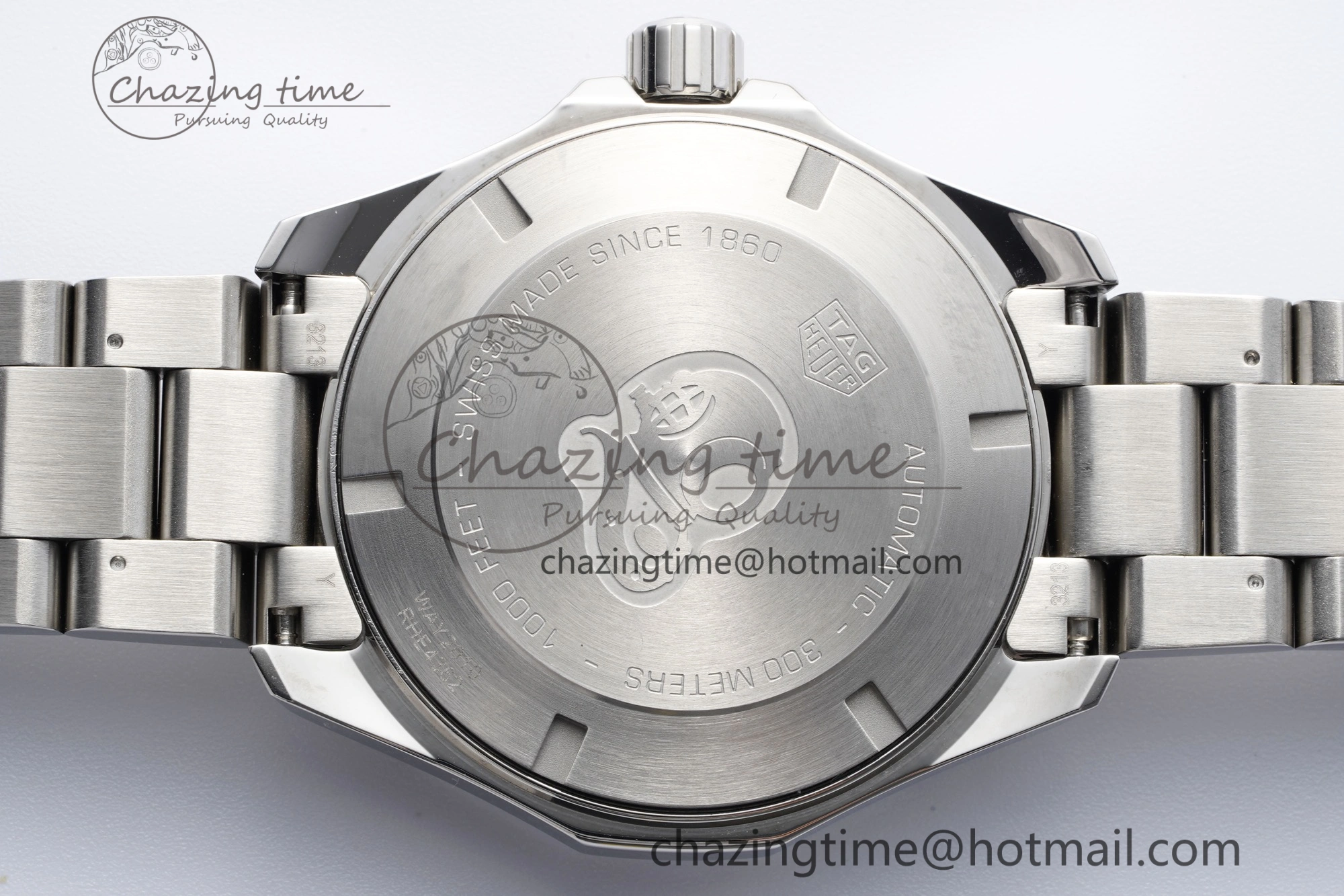 Contemporary Aquaracer Calibre 5 44mm TARF 1:1 Best Edition White Dial SS Bezel on SS Bracelet SW 9682