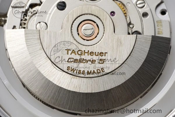 Contemporary Aquaracer Calibre 5 44mm TARF 1:1 Best Edition White Dial SS Bezel on SS Bracelet SW 9682