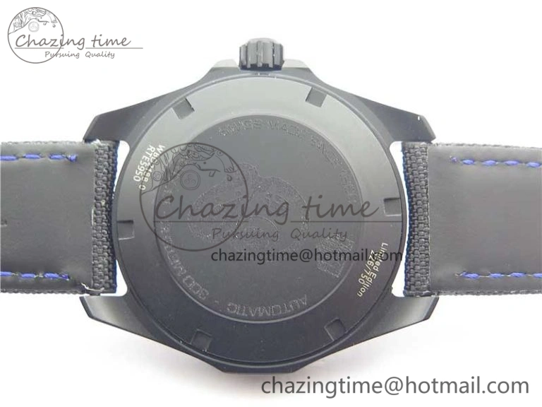 Aquaracer Calibre 5 Blue Carbon TBF 1:1 Best Edition Carbon Dial on Nylon Strap A Upgraded 9676