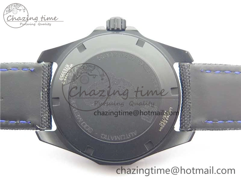 Aquaracer Calibre 5 Blue Carbon TBF 1:1 Best Edition Carbon Dial on Nylon Strap A Upgraded 9676