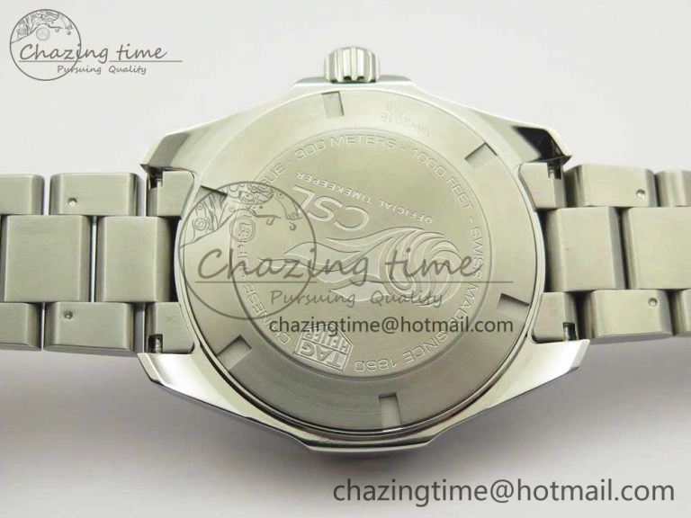 Affordable Aquaracer Calibre 5 CSL 43mm SS GSF 1:1 Best Edition Gray Dial on SS Bracelet A 9683
